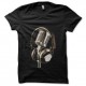 Shirt Microphones and headphones noir pour homme et femme
