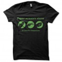 Shirt paper scissors stone noir pour homme et femme