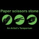 Shirt paper scissors stone noir pour homme et femme