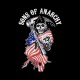 Shirt sons of anarchy america noir pour homme et femme