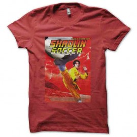Shirt shaolin soccer rouge pour homme et femme