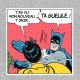 Shirt Batman meme tshirt - gris pour homme et femme