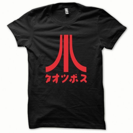Shirt Atari Japon otaku rouge/noir pour homme et femme