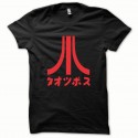 Shirt Atari Japon otaku rouge/noir pour homme et femme