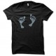 Shirt monsieur pieds noir pour homme et femme