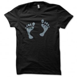 Shirt monsieur pieds noir pour homme et femme