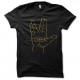 Shirt le bonjour de spoke noir pour homme et femme
