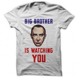 Shirt Big brother is watching you blanc pour homme et femme