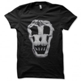 Shirt body women skull noir pour homme et femme
