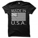 Shirt made in u s a noir pour homme et femme