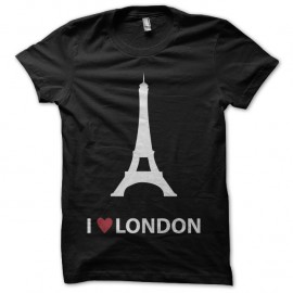 Shirt i love london noir pour homme et femme