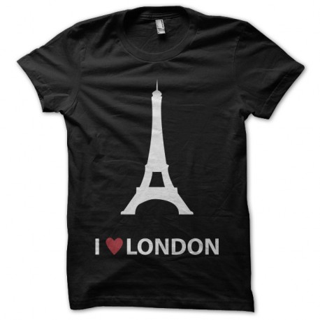 Shirt i love london noir pour homme et femme