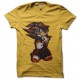 Shirt sonic cartoon jaune pour homme et femme