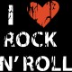 Shirt i love rock n' roll noir pour homme et femme