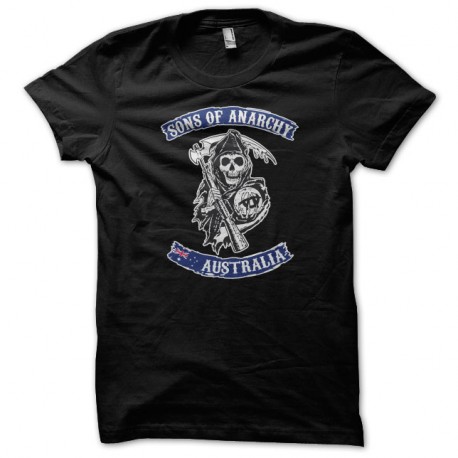 Shirt SoA Sons of Anarchy Australia Noir pour homme et femme