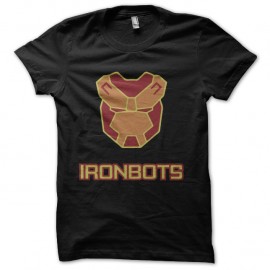 Shirt ironbots noir pour homme et femme
