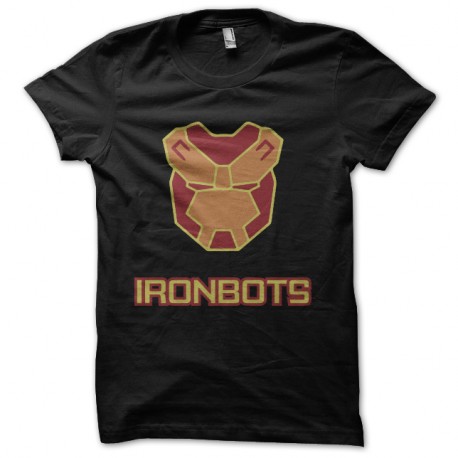 Shirt ironbots noir pour homme et femme