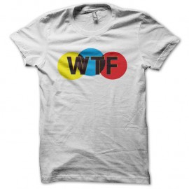 Shirt colorimétrie WTF blanc pour homme et femme