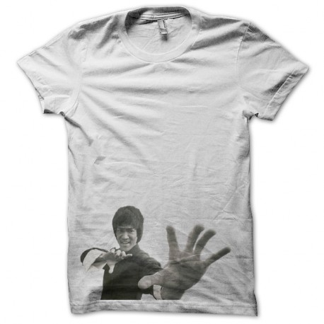 Shirt bruce lee le ninja blanc pour homme et femme