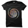 Shirt spirale de pins noir pour homme et femme