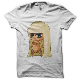 Shirt lady gaga parodie blanc pour homme et femme