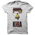Shirt death note kira blanc pour homme et femme