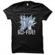 Shirt sci five noir pour homme et femme