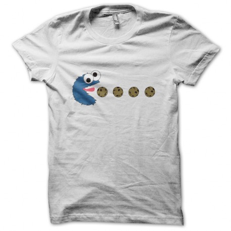 Shirt elmo and cookie blanc pour homme et femme