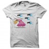 Shirt princess peach parodie matrix blanc pour homme et femme