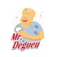 Shirt mr degueu blanc parodie mr propre pour homme et femme