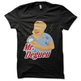 Shirt mr degueu noir pour homme et femme
