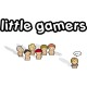 Shirt litle gamers blanc pour homme et femme