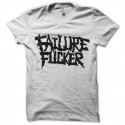 Shirt failure fucker blanc pour homme et femme