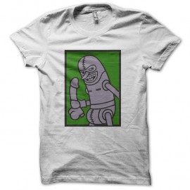 Shirt bender pervers blanc pour homme et femme