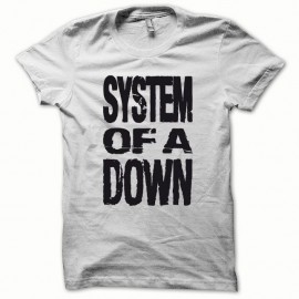 Shirt System of a Down noir/blanc pour homme et femme