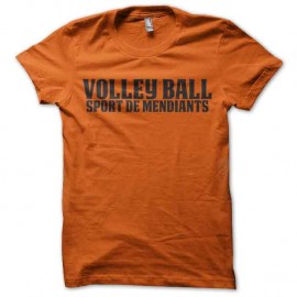 Shirt volley ball mendiants orange pour homme et femme