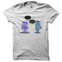 Shirt mad men parodie en blanc pour homme et femme