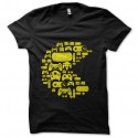 Shirt noir pacman console manette pour homme et femme