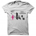 Shirt blanc maman je suis occupe pour homme et femme