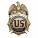 Shirt badge DEA département de la justice blanc pour homme et femme