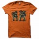 Shirt robots armée orange pour homme et femme