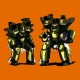 Shirt robots armée orange pour homme et femme