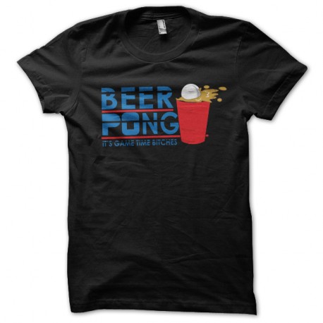 Shirt beer pong noir pour homme et femme
