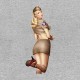 Shirt pin ups américaine gris pour homme et femme