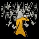 Shirt Kill Bill Beatrix contre yakusa noir pour homme et femme