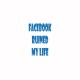 Shirt Parodie Facebook Ruined my Life bleu/blanc pour homme et femme