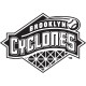Shirt equipe de baseball brooklyn cyclones en blanc pour homme et femme