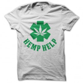 Shirt hemp help blanc pour homme et femme