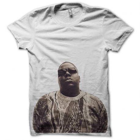 Shirt notorious big en blanc pour homme et femme