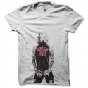 Shirt marilyn monroe chicago bulls en blanc pour homme et femme
